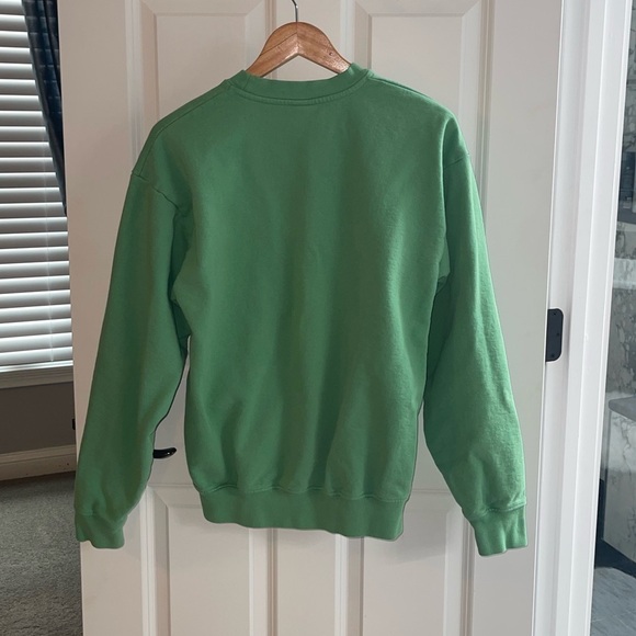 SPORTY & RICH Rizoli Cotton-jersey Relaxed Fit 'Tennis Club' Logo Kelly Green Md - Picture 8 of 8